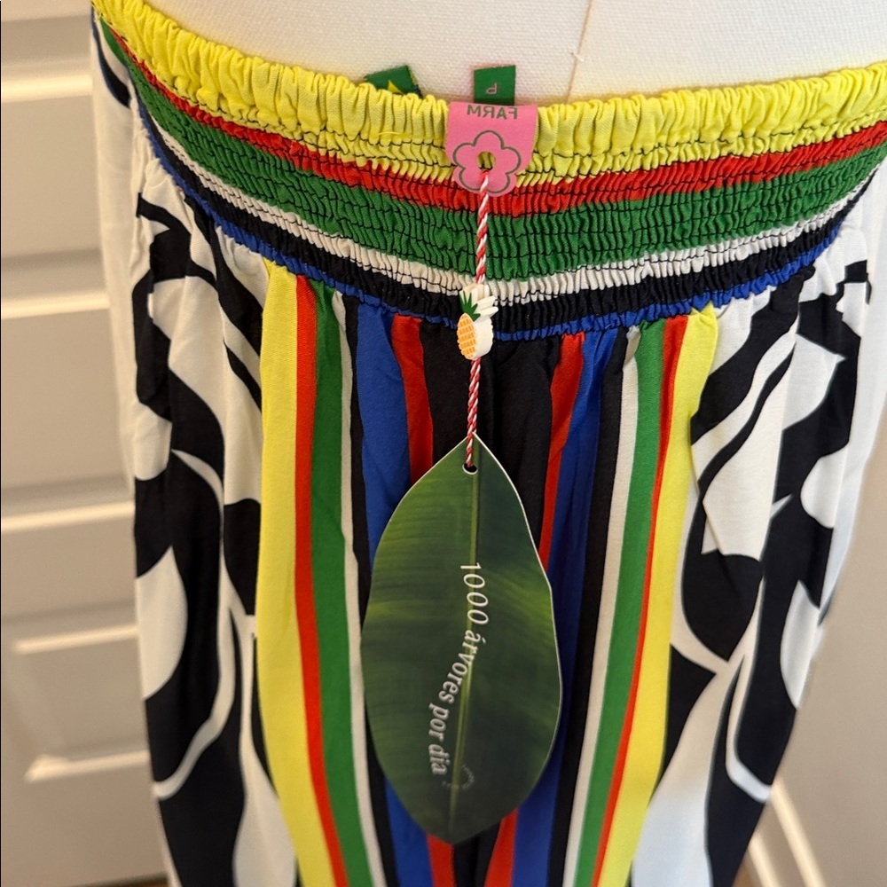 FARM Rio Multicolor Toucan Jumpsuit Size S - Picture 11 of 12